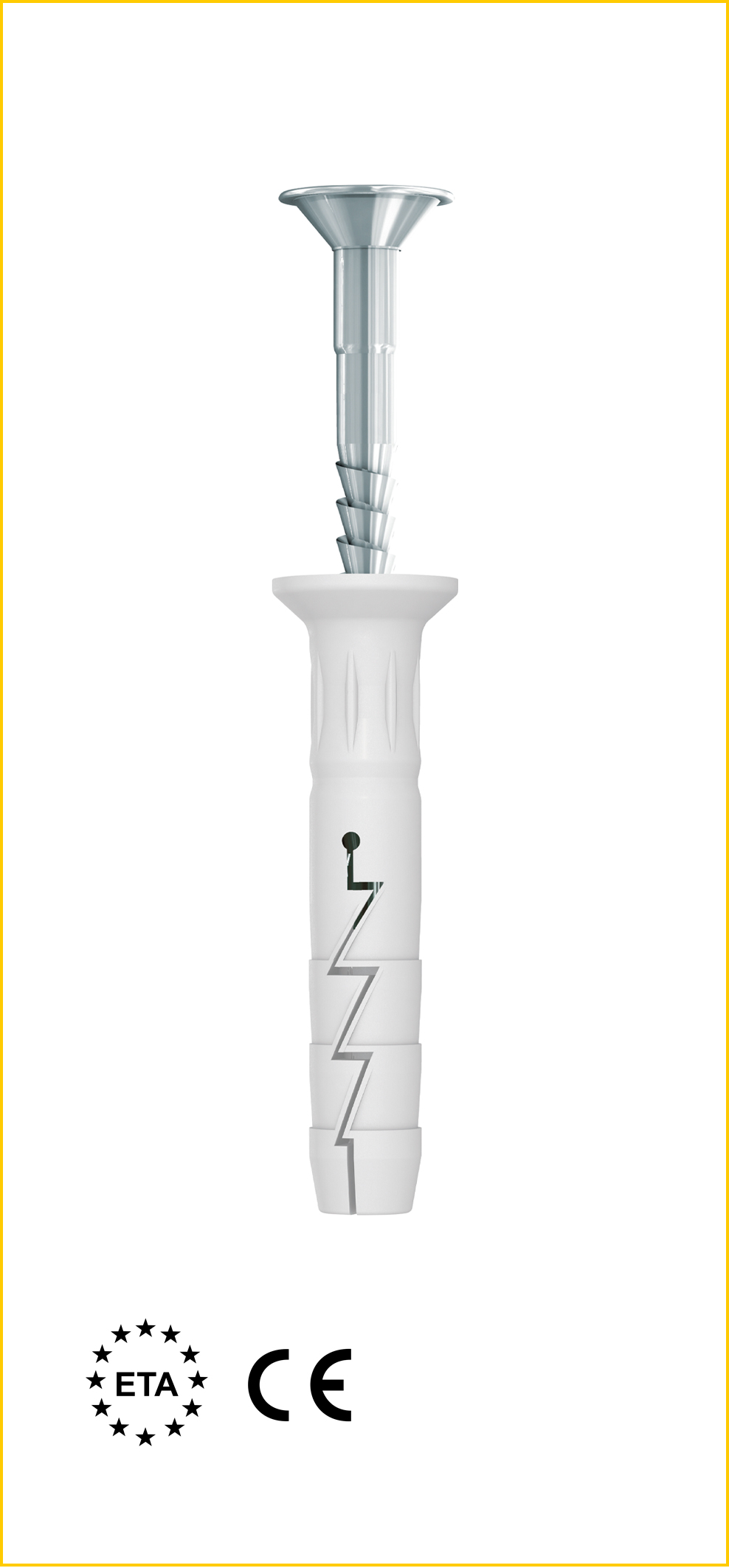 SPIKERPLUGG MED SENK KRAGE RAWLPLUG FX-N-L